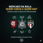 Mercado da Bola 2026: Saídas no Cruzeiro, Santos e Galo