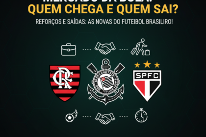 Mercado da Bola 2026: Saídas no Cruzeiro, Santos e Galo